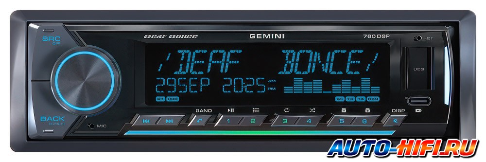 Автомагнитола Deaf Bonce Gemini 760DSP Автомагнитола Deaf Bonce Gemini 760DSP